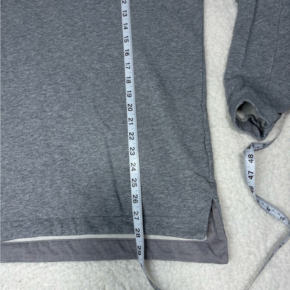 BYLT Men Gray Active Fleece Core Crewneck Sweatshirt - Picture 7 of 13